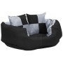 Cojín para perro reversible y lavable gris y negro 65x50x20 cm de , Camas para perros - Ref: Foro24-171207, Precio: 37,44 €, ...