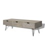 Mueble para TV con 3 cajones gris 120x40x36 cm de , Muebles TV - Ref: Foro24-243399, Precio: 106,46 €, Descuento: %