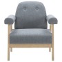 Light gray fabric armchair by , Armchairs - Ref: Foro24-246642, Price: 137,14 €, Discount: %