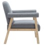 Light gray fabric armchair by , Armchairs - Ref: Foro24-246642, Price: 137,14 €, Discount: %