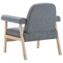 Light gray fabric armchair by , Armchairs - Ref: Foro24-246642, Price: 137,14 €, Discount: %