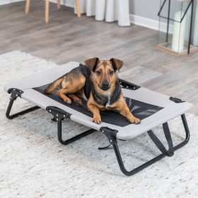 TRIXIE Gray and black dog lounger 79x19x50 cm by , Beds for dogs - Ref: Foro24-444002, Price: 67,61 €, Discount: %