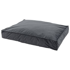 Madison Dog Cushion Velvet Gray 80x55x15 cm by , Beds for dogs - Ref: Foro24-444463, Price: 77,99 €, Discount: %