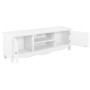 Wooden TV stand in white, 120x30x40 cm by vidaXL, TV Furniture - Ref: Foro24-249888, Price: 208,99 €, Discount: %