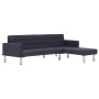 Dark gray polyester L-shaped sofa bed by , Sofas - Ref: Foro24-282304, Price: 434,56 €, Discount: %