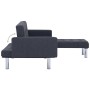 Dark gray polyester L-shaped sofa bed by , Sofas - Ref: Foro24-282304, Price: 434,56 €, Discount: %