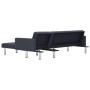 Dark gray polyester L-shaped sofa bed by , Sofas - Ref: Foro24-282304, Price: 434,56 €, Discount: %