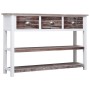 Aged brown wooden sideboard 115x30x76 cm by , Sideboards - Ref: Foro24-284164, Price: 128,65 €, Discount: %