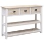 Natural and white wooden sideboard 115x30x76 cm by , Sideboards - Ref: Foro24-284170, Price: 180,08 €, Discount: %