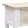 Aparador de madera color natural y blanco 115x30x76 cm de , Aparadores - Ref: Foro24-284170, Precio: 180,51 €, Descuento: %