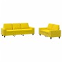 2-teilige Sofagarnitur aus hellgelbem Stoff von , Sofas - Ref: Foro24-3201903, Preis: 506,71 €, Rabatt: %