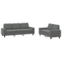 2-piece sofa set dark gray fabric by , Sofas - Ref: Foro24-3201899, Price: 571,11 €, Discount: %