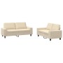 2-piece sofa set in cream fabric by , Sofas - Ref: Foro24-3201884, Price: 515,15 €, Discount: %