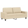 2-piece sofa set in cream fabric by , Sofas - Ref: Foro24-3201884, Price: 515,15 €, Discount: %