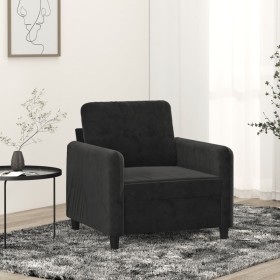 Black velvet armchair 60 cm by , Sofas - Ref: Foro24-359427, Price: 166,05 €, Discount: %