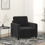 Black velvet armchair 60 cm by , Sofas - Ref: Foro24-359427, Price: 165,82 €, Discount: %