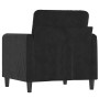 Black velvet armchair 60 cm by , Sofas - Ref: Foro24-359427, Price: 165,82 €, Discount: %