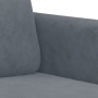 Dunkelgraues 2-Sitzer-Sofa aus Samt, 120 cm von , Sofas - Ref: Foro24-359433, Preis: 235,99 €, Rabatt: %