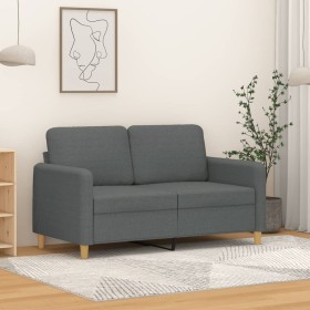 2-seater sofa in dark gray fabric 120 cm by , Sofas - Ref: Foro24-359471, Price: 222,25 €, Discount: %