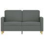 2-seater sofa in dark gray fabric 120 cm by , Sofas - Ref: Foro24-359471, Price: 222,02 €, Discount: %