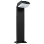 Lámpara LED de pared para jardín ovalada negra 9 W de vidaXL, Iluminación de exterior - Ref: Foro24-45653, Precio: 48,80 €, D...