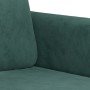 Dark green velvet 2-piece sofa set by , Sofas - Ref: Foro24-3201976, Price: 469,93 €, Discount: %