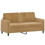 Brown velvet 2-piece sofa set by , Sofas - Ref: Foro24-3201981, Price: 467,31 €, Discount: %