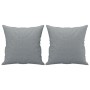 Sofa set with cushions 3 pieces light gray fabric by , Sofas - Ref: Foro24-3202070, Price: 707,72 €, Discount: %