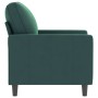 Sillón de terciopelo verde oscuro 60 cm de , Sofás - Ref: Foro24-359181, Precio: 168,43 €, Descuento: %