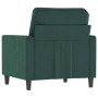 Sillón de terciopelo verde oscuro 60 cm de , Sofás - Ref: Foro24-359181, Precio: 168,43 €, Descuento: %