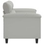 2-seater sofa in light gray microfiber fabric 140 cm by , Sofas - Ref: Foro24-359562, Price: 254,32 €, Discount: %