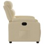 Sillón reclinable de tela crema de , Sillones - Ref: Foro24-373471, Precio: 233,30 €, Descuento: %