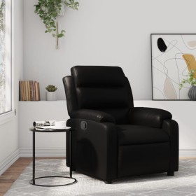 Black Faux Leather Recliner by , Armchairs - Ref: Foro24-373486, Price: 229,79 €, Discount: %