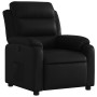 Sillón reclinable de cuero sintético negro de , Sillones - Ref: Foro24-373486, Precio: 229,79 €, Descuento: %