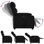 Sillón reclinable de cuero sintético negro de , Sillones - Ref: Foro24-373486, Precio: 229,79 €, Descuento: %