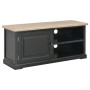 Wooden TV stand in black, 90x30x40 cm by vidaXL, TV Furniture - Ref: Foro24-249881, Price: 151,02 €, Discount: %