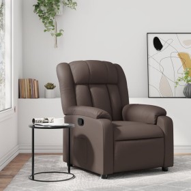 Brown Faux Leather Recliner by , Armchairs - Ref: Foro24-373562, Price: 239,99 €, Discount: %