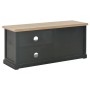 Wooden TV stand in black, 90x30x40 cm by vidaXL, TV Furniture - Ref: Foro24-249881, Price: 151,02 €, Discount: %