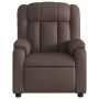 Sillón de masaje reclinable cuero sintético marrón de , Sillones - Ref: Foro24-373569, Precio: 255,29 €, Descuento: %