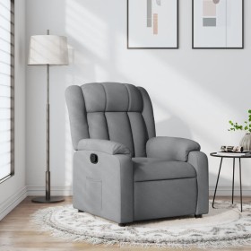 Light Gray Fabric Recliner by , Armchairs - Ref: Foro24-373574, Price: 229,99 €, Discount: %