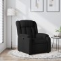 Sillón reclinable de tela negro de , Sillones - Ref: Foro24-373576, Precio: 216,60 €, Descuento: %