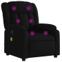 Black Fabric Massage Recliner by , Armchairs - Ref: Foro24-373588, Price: 241,17 €, Discount: %