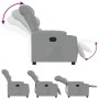 Sillón reclinable de tela gris claro de , Sillones - Ref: Foro24-374147, Precio: 259,99 €, Descuento: %