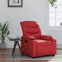 Red synthetic leather reclining massage chair by , Armchairs - Ref: Foro24-374145, Price: 263,66 €, Discount: %