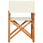 Solid acacia wood director's chair by vidaXL, Garden chairs - Ref: Foro24-45596, Price: 86,56 €, Discount: %