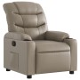 Sillón reclinable de cuero sintético color capuchino de , Sillones - Ref: Foro24-374139, Precio: 220,51 €, Descuento: %