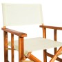 Silla de director madera maciza de acacia de vidaXL, Sillas de jardín - Ref: Foro24-45596, Precio: 86,56 €, Descuento: %