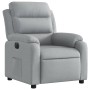 Electric recliner light gray fabric by , Armchairs - Ref: Foro24-3204956, Price: 267,93 €, Discount: %