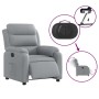 Sillón reclinable eléctrico tela gris claro de , Sillones - Ref: Foro24-3204956, Precio: 267,93 €, Descuento: %