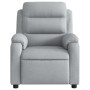 Sillón reclinable eléctrico tela gris claro de , Sillones - Ref: Foro24-3204956, Precio: 267,93 €, Descuento: %